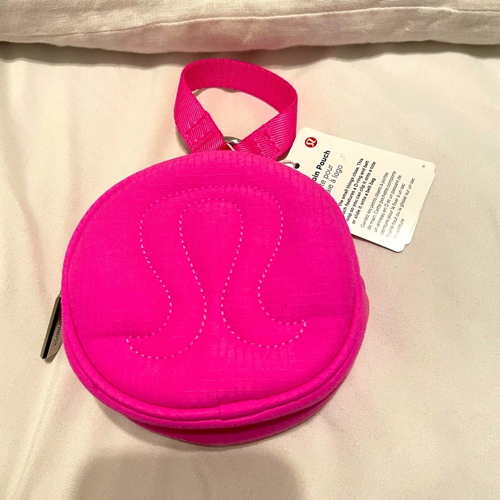 Lululemon Pink Round Pouch